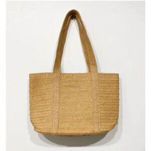 Draper James Magnolia Straw Shoulder Bag